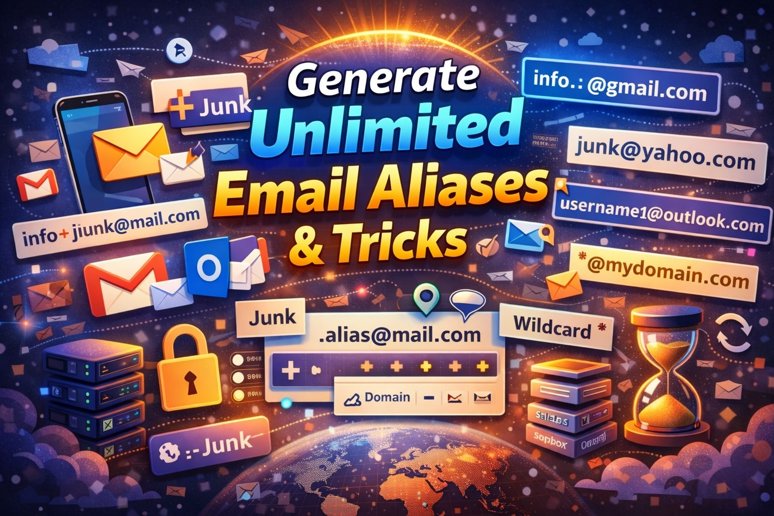 Unlimited email tricks for top email providers